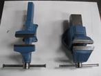 2x Bankschroef / Bekbreedte 100 mm., Doe-het-zelf en Verbouw, Werkbanken, Ophalen, Gebruikt, Minder dan 70 cm, Bankschroef