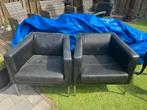 2 Fauteuils GRATIS af te halen, Ophalen, Gebruikt, 75 tot 100 cm, Leer