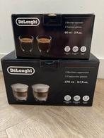 DeLonghi Espresso en cappuccino Glazen Set, Ophalen of Verzenden, Nieuw