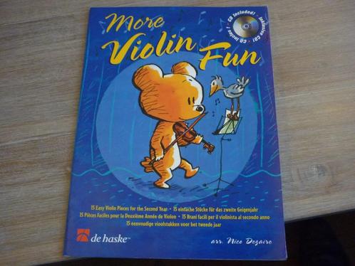 Dinie goedhart - More Violin fun 15 eenvoudige vioolstukken, Muziek en Instrumenten, Bladmuziek, Gebruikt, Les of Cursus, Viool of Altviool