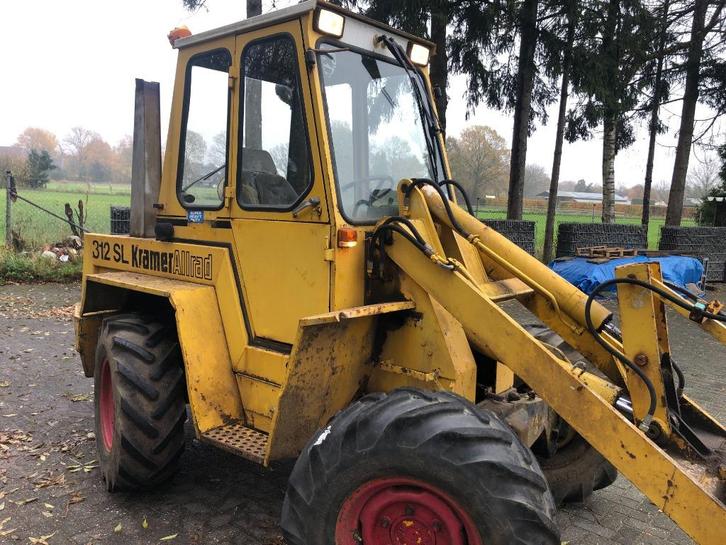 kramer wielloader 312 SL 4x4x4, Zakelijke goederen, Machines en Bouw | Kranen en Graafmachines, Wiellader of Shovel, Ophalen