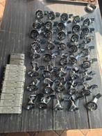 40 led spots chroom kleur met 8 trafo's, Ophalen of Verzenden, Gebruikt, Led