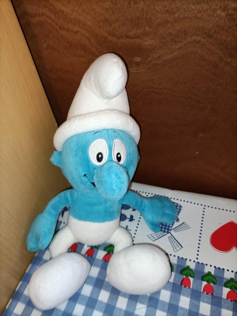 Smurf knuffel Smurfen 30 cm groot, Verzamelen, Smurfen, Ophalen of Verzenden, Zo goed als nieuw