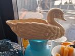 Vintage Bloempot eend, Ophalen of Verzenden, Rond, Aardewerk, Minder dan 25 cm