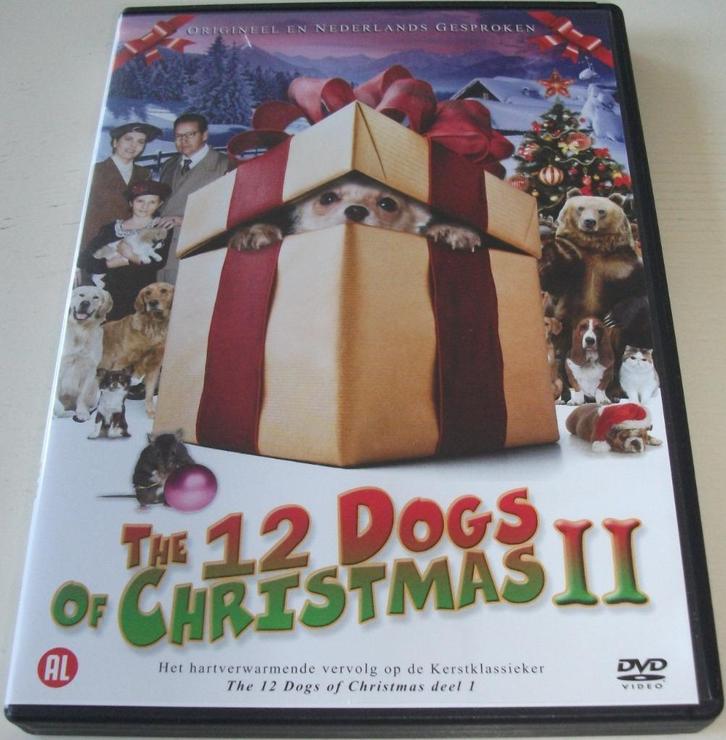 Dvd *** 12 DOGS OF CHRISTMAS II *** Hartverwarmende film, Cd's en Dvd's, Dvd's | Kinderen en Jeugd, Zo goed als nieuw, Film, Overige genres