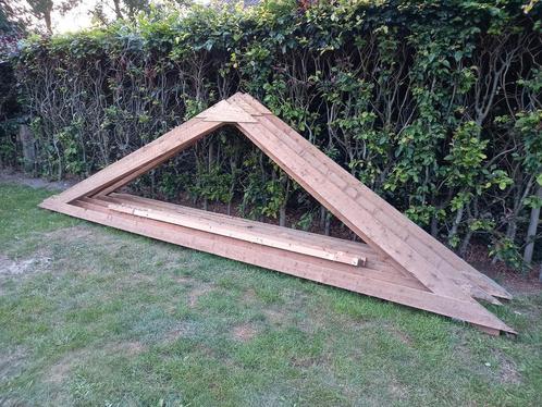 Dak spanten, Doe-het-zelf en Verbouw, Hout en Planken, Gebruikt, Balk, Vuren, 300 cm of meer, 50 mm of meer, Ophalen