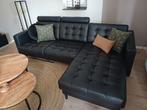 Ikea Landskrona 3 zits leer met chaise longue., Huis en Inrichting, Banken | Bankstellen, Ophalen, Hoekbank, Driepersoons, Leer