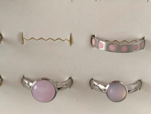 IXXXI vulringen maat 19 zilverkleurig, zwart en bruin, Sieraden, Tassen en Uiterlijk, Ringen, Nieuw, Dame, Overige materialen