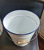 Antieke emaille emmer, Antiek en Kunst, Antiek | Emaille, Ophalen of Verzenden