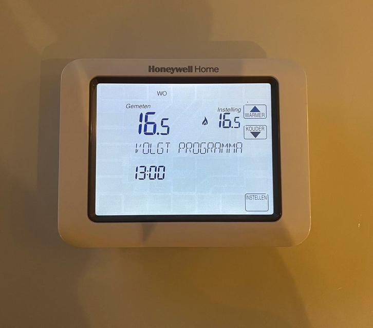 Honeywell ‘Chronotherm touch’, Doe-het-zelf en Verbouw, Thermostaten, Zo goed als nieuw, Slimme thermostaat, Ophalen of Verzenden