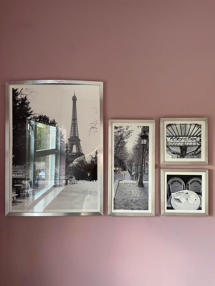 Ikea Parijs schilderijen, posters, kunstwerken!, Huis en Inrichting, Woonaccessoires | Schilderijen, Tekeningen en Foto's, Gebruikt