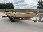 Vis- of plezierbootje Rana 14 + trailer, Watersport en Boten, Ophalen, Gebruikt, Tot 10 pk, 3 tot 6 meter