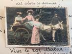 20-9-1905 En Promenade - Drie jongedames en een koetsje (FR), Verzamelen, Ansichtkaarten | Themakaarten, Ophalen of Verzenden