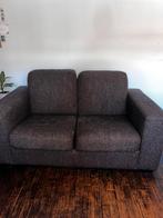 Bruin grijzige twee-zitsbank, Ophalen, Gebruikt, 75 tot 100 cm, Tweepersoons