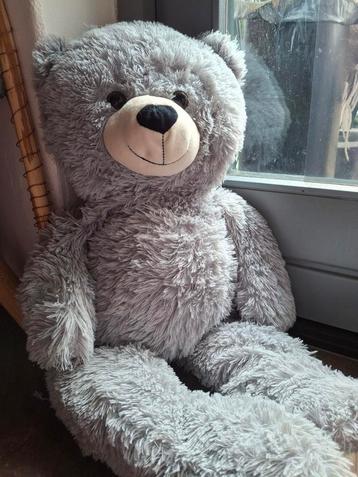 Grote grijze teddybeer beschikbaar voor biedingen