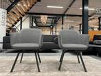 2 Nieuw Rolf Benz 640 Eetkamerstoel Design draai stoel Stof, Huis en Inrichting, Twee, Zwart, Nieuw, Ophalen of Verzenden