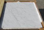 Tegels echt marmer Carrara 60x60x2cm, Nieuw, Ophalen of Verzenden, Marmer