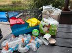 Hamsterkooi met diverse toebehoren, Dieren en Toebehoren, Knaagdieren en Konijnen | Hokken en Kooien, Kooi, Gebruikt, Minder dan 75 cm
