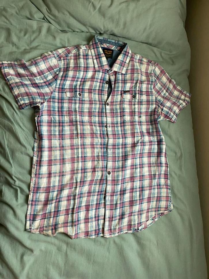 PME Legend overhemd, korte mouw, XXL, Kleding | Heren, Overhemden, Zo goed als nieuw, Overige halswijdtes, Overige kleuren, Ophalen of Verzenden