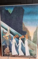 Canvas Kay Nielsen 75 cm hoog 50 breed. East of the Sun, Ophalen of Verzenden