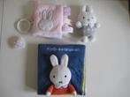 Nijntje babyspeelgoed 3 boekjes knuffel serviesje bestek, Ophalen of Verzenden, Zo goed als nieuw, Overige typen