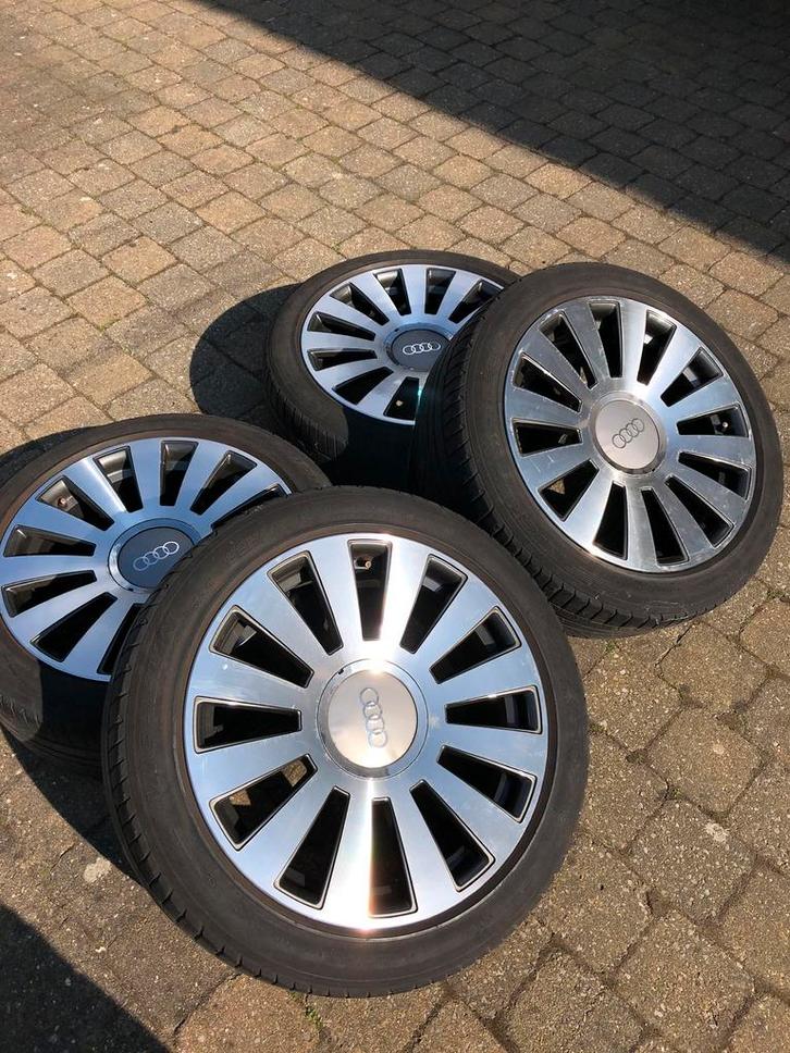 Audi 17 inch met Michelin banden, nieuw 1200 nu 240, Auto diversen, Wieldoppen, Zo goed als nieuw, Ophalen
