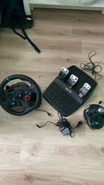 Logitech g29 stuur, pedalen, schakelpook en gran turismo 7, Spelcomputers en Games, Spelcomputers | Xbox | Accessoires, Ophalen of Verzenden