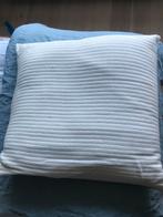 Zware zitkussens met witte hoezen, Huis en Inrichting, Ophalen, Gebruikt, Wit, Vierkant