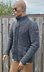 PME Legend warm gevoerd en gebreid vest ( S ) knopen en rits, Zwart, Ophalen of Verzenden, Zo goed als nieuw, Nvt
