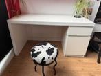 IKEA Bureau Wit - 65x140x73 cm, Huis en Inrichting, Bureaus, Ophalen, Gebruikt, Bureau