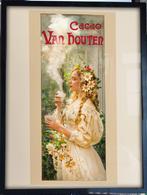 Unieke Cacao van Houten Wereld Art Nouveau dag Print Poster, Verzamelen, Merken en Reclamevoorwerpen, Nieuw, Reclamebord, Verzenden