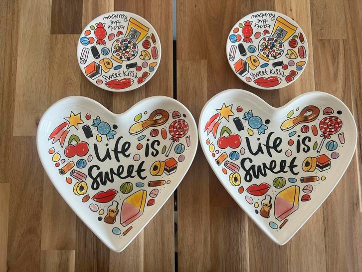 Blond Amsterdam Made with Magic Bordjes, Huis en Inrichting, Woonaccessoires | Schalen en Manden, Zo goed als nieuw, Schaal, Rond