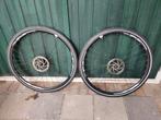 Giant SX2 gravelwielset QR, Shimano body, schijven 160mm, Fietsen en Brommers, Fietsonderdelen, Gebruikt, Algemeen, Giant, Ophalen