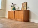 Vintage dressoir sideboard hout jaren 50/60/70 schuifdeur, Huis en Inrichting, Ophalen, 150 tot 200 cm, Vintage, 25 tot 50 cm