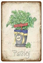 Peterselie Metalen Bord - Plaat Keuken Kruiden Plant, Verzenden, Nieuw