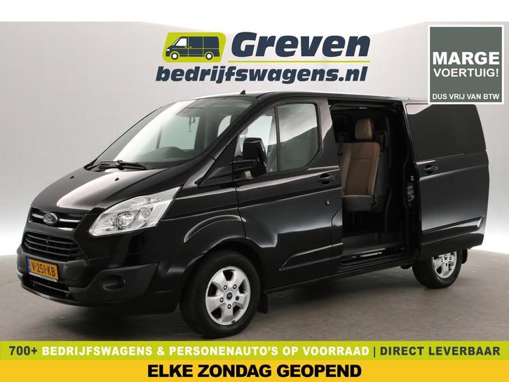 Ford Transit Custom 270 2.0 TDCI L1H1 | MARGE | DC | 5-Zits, Auto's, Bestelauto's, Bedrijf, Te koop, ABS, Achteruitrijcamera, Airbags