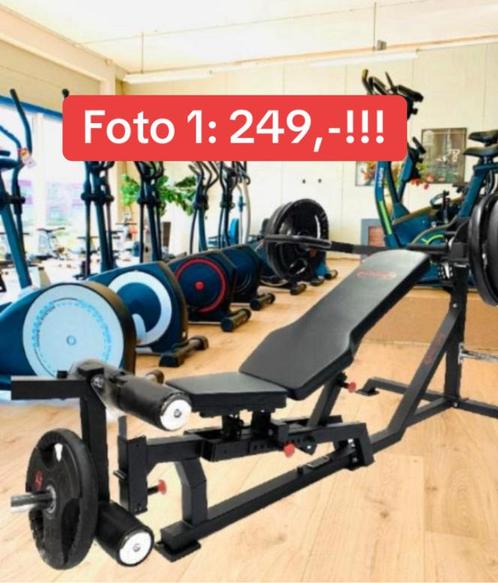LET OP! Halterbank Krachtstation TOTALE MAGAZIJN OPRUIMING, Sport en Fitness, Fitnessapparatuur, Zo goed als nieuw, Krachtstation