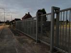 Rolpoort toegangspoort schuifpoort, Ophalen, Gebruikt, IJzer, Spijlenhekwerk