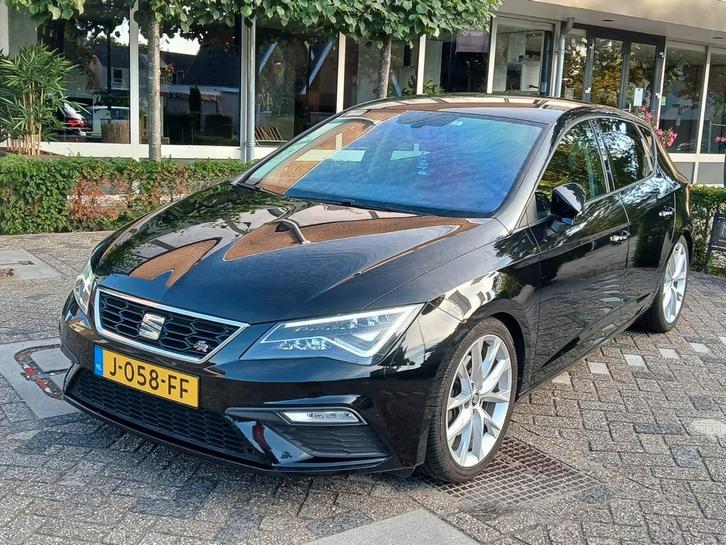 Seat leon 2.0 tdi FR dsg 2019 184pk, Auto's, Seat, Particulier, Diesel, Euro 6, Hatchback, Automaat, Zwart, Leder en Stof, Ophalen