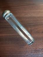 Vintage Glazen Fles met Metalen Dop, Ophalen of Verzenden