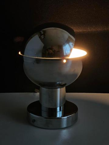 Vintage Goffredo Reggiani chroom eclipse tafellamp jr.60 beschikbaar voor biedingen
