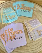 Stickers en Cadeaukaartjes Tofste Juf Stoerste Meester, Nieuw, Ophalen of Verzenden