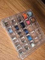 Naaimachine spoeltjes 20.5x11.5mm in opbergdoos, Ophalen of Verzenden, Gebruikt, Garen of Naald(en)