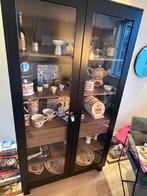 Basic Label (wooood) vitrinekast, Ophalen, 100 tot 150 cm, 200 cm of meer, Zo goed als nieuw