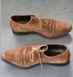 Mooie Floris van Bommel schoenen herenschoenen mt 8 43., Ophalen of Verzenden, Zo goed als nieuw, Bruin
