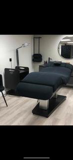 Behandelstoel Bellezi Velvet trolley, louplamp & zadelkruk