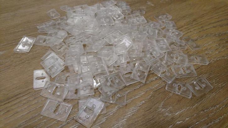 Opvulblokje transparant 7 mm - opvulplaatje 1,5 mm - wigje, Huis en Inrichting, Stoffering | Gordijnen en Lamellen, Nieuw, Ophalen of Verzenden