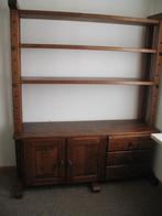 Robuust Donkerhout KaasKast Circulaire Economie  Vintage, Ophalen