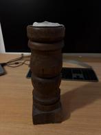 Houten Kaarsenstandaard, Ophalen, Zo goed als nieuw, Kandelaar, Hout