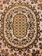 Retro vintage velvet groen tafelkleed 143/138, Huis en Inrichting, Gebruikt, Etten-Leur, DJT@dejuistetoon.eu, Ophalen of Verzenden